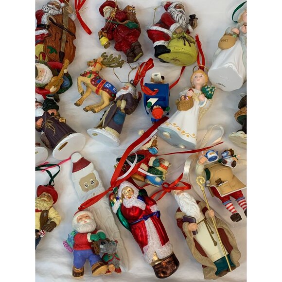 Vintage 90s Christmas Ornament Collection 36 Pieces C9050 - Picture 10 of 16